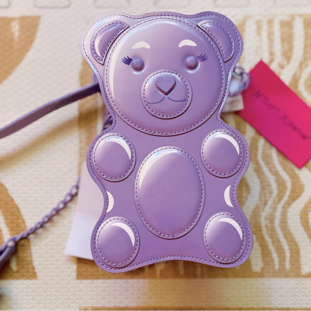 Betsey Johnson Lavender Gummy Bear Crossbody bag